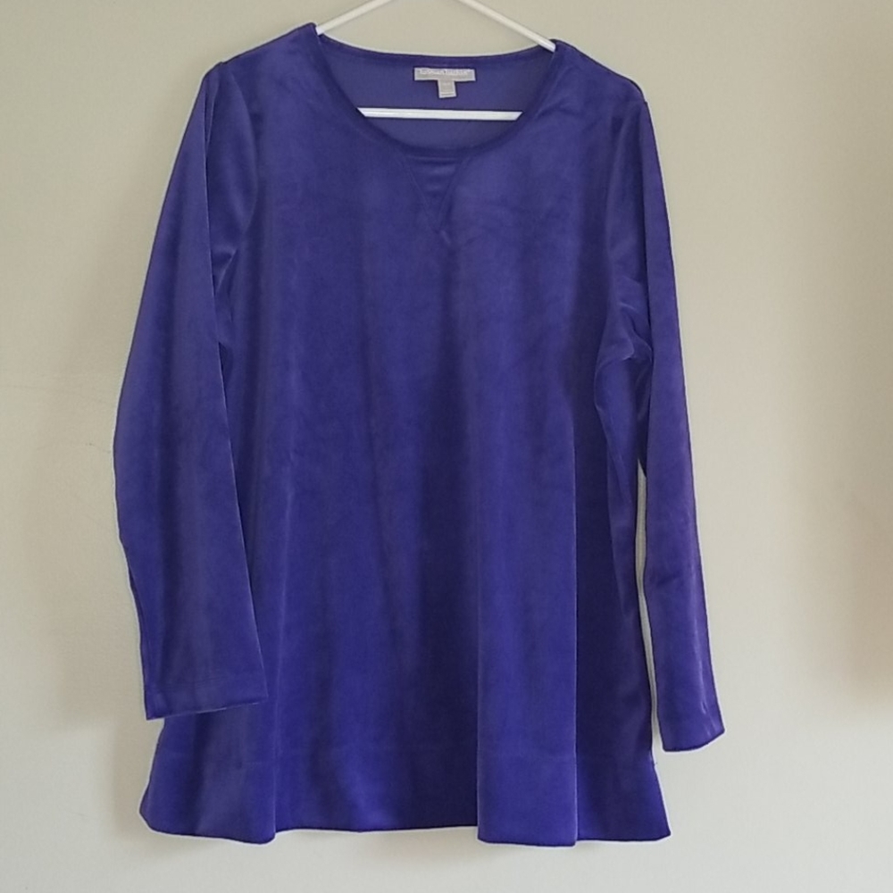 Purple Velour top